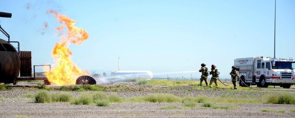 Luke/Scottsdale Fire Dept training