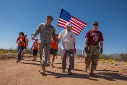 WWII hero's walk