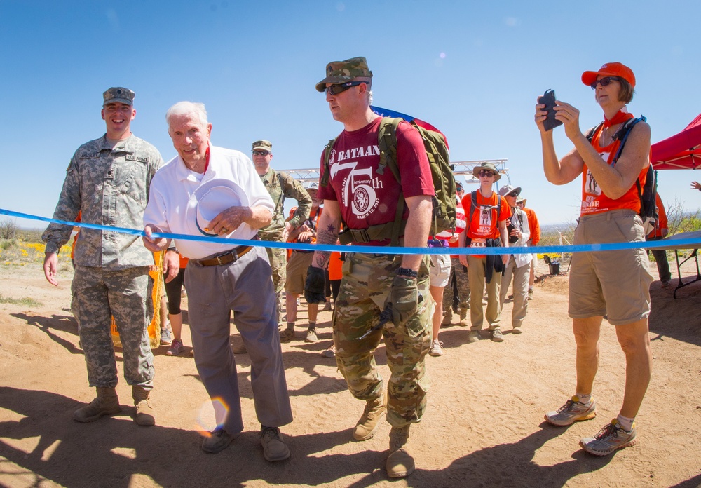 99 year-old Bataan survivor finishes 8.5 miles in memorial march