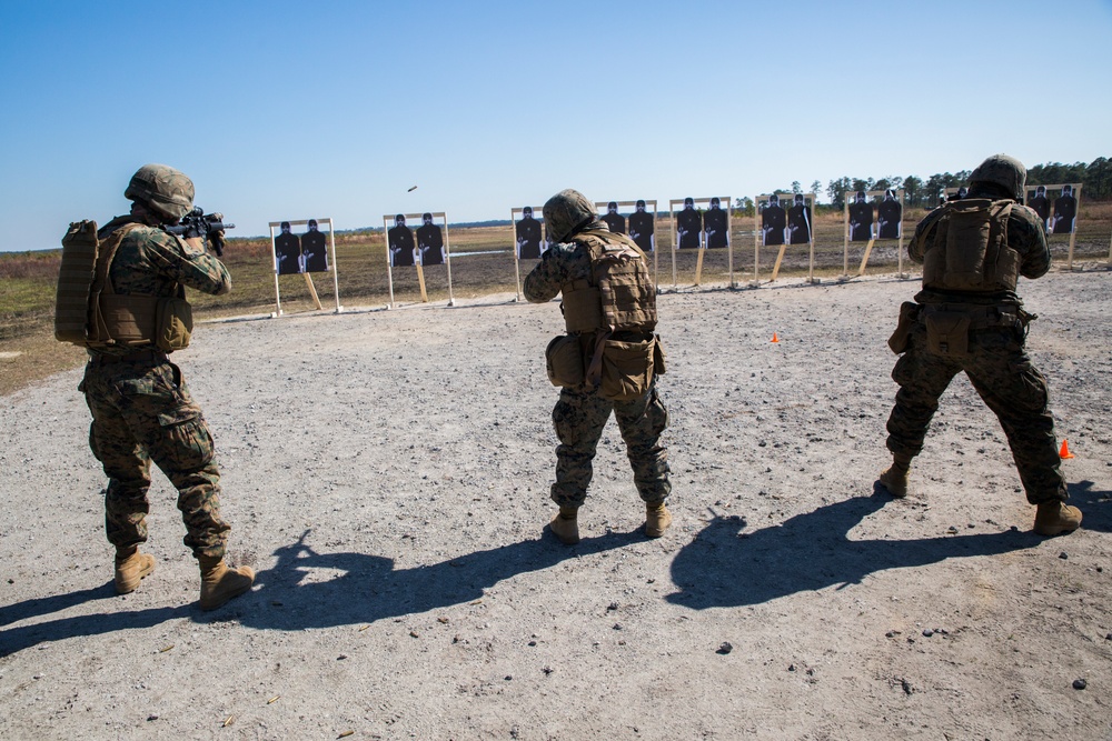 SPMAGTF-SC 17 begins pre-deployment training at Camp Lejeune