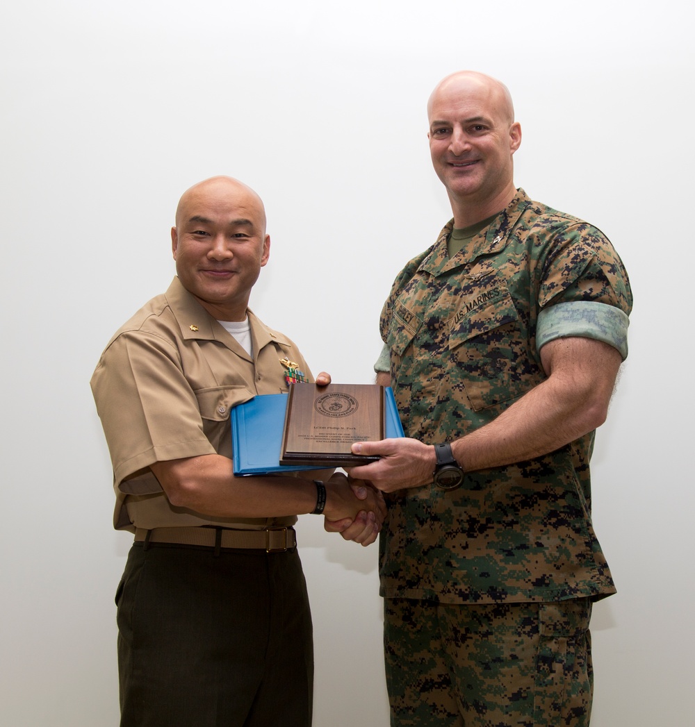 Lt. Cmdr awarded for service