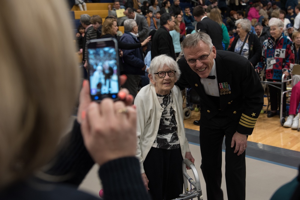 Navy Band visits North Lake