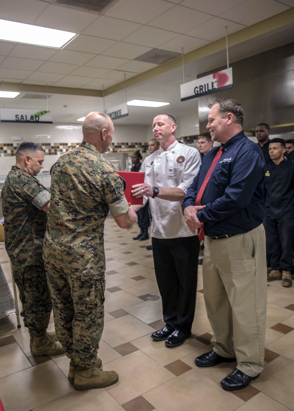 WC-100 Mess Hall Award Ceremony