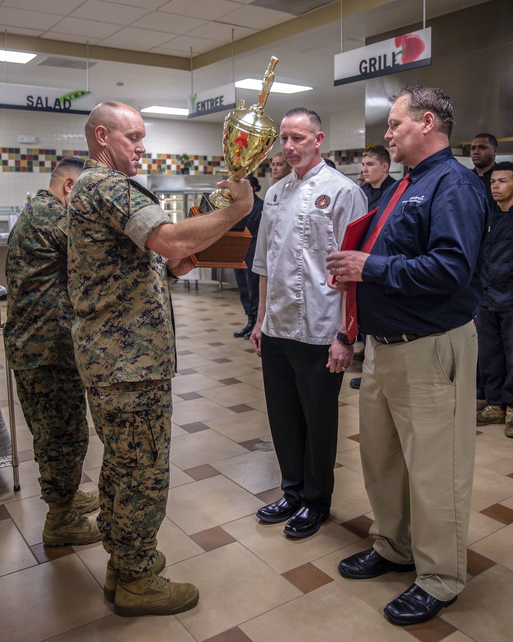 WC-100 Mess Hall Award Ceremony