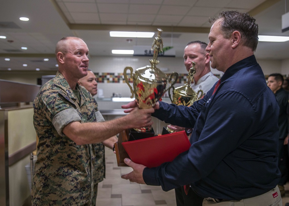 WC-100 Mess Hall Award Ceremony