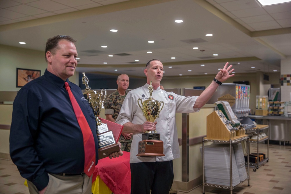 WC-100 Mess Hall Award Ceremony