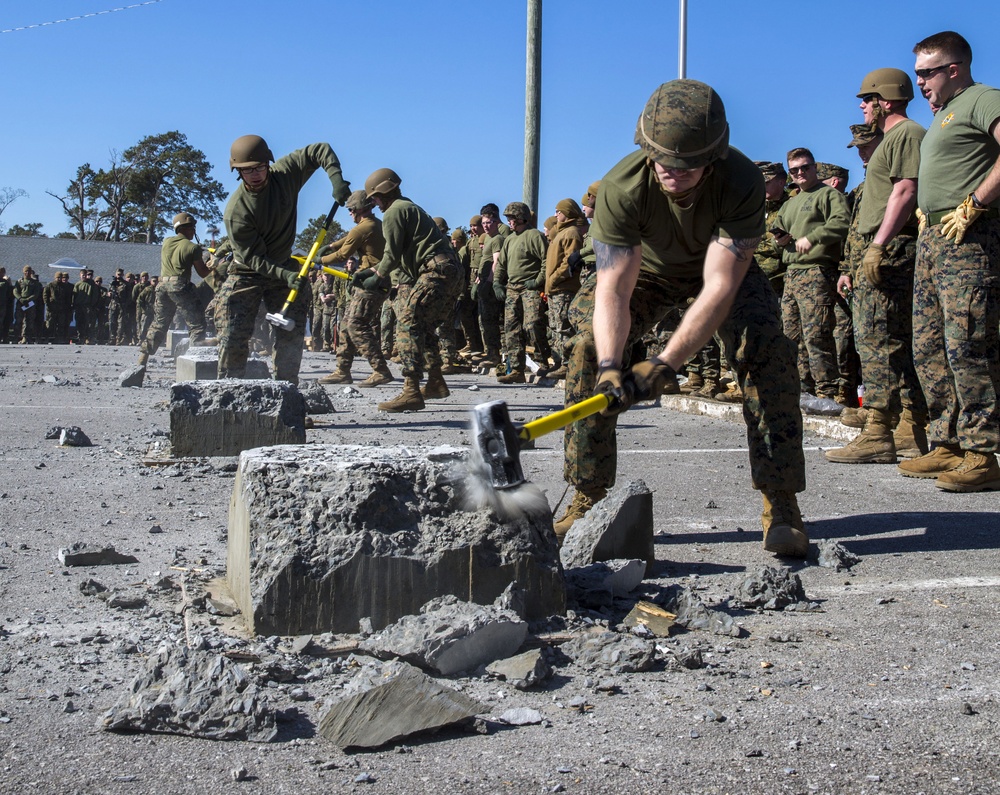 Marine Corps Engineer School Annual St. Patrick's Day Field Meet