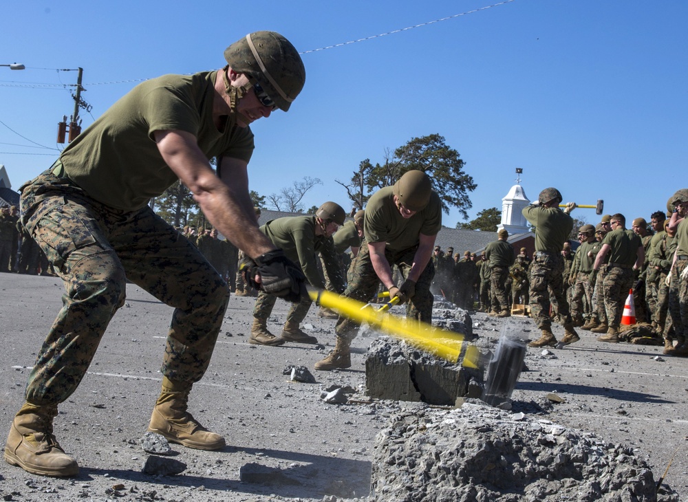 Marine Corps Engineer School Annual St. Patrick's Day Field Meet