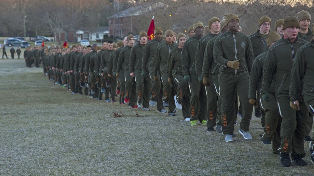 Headquarters and Support Battalion Motivational Run