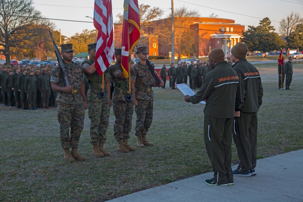 Headquarters and Support Battalion Motivational Run