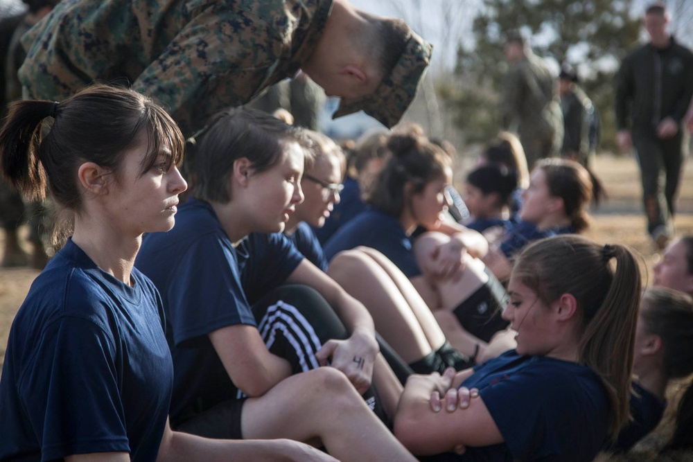 Marine Corps pool function prepares future female Marines