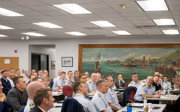 Coast Guard Commandant at the Naval Engineering Central Annual Training