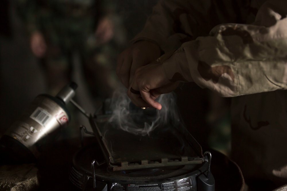 Up in smoke, Marines expose themselves to CS gas