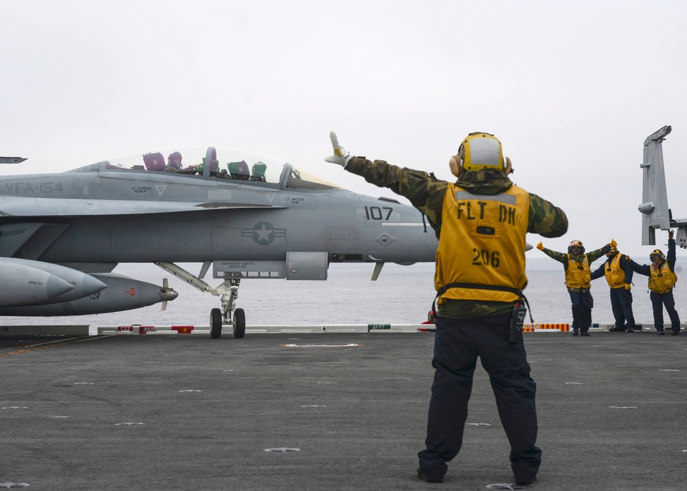 Nimitz conducts flight operations