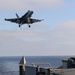 F/A-18C hornet lands on flight deck