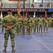 Sword Battalion Cases Colors in Preparation for Deployment