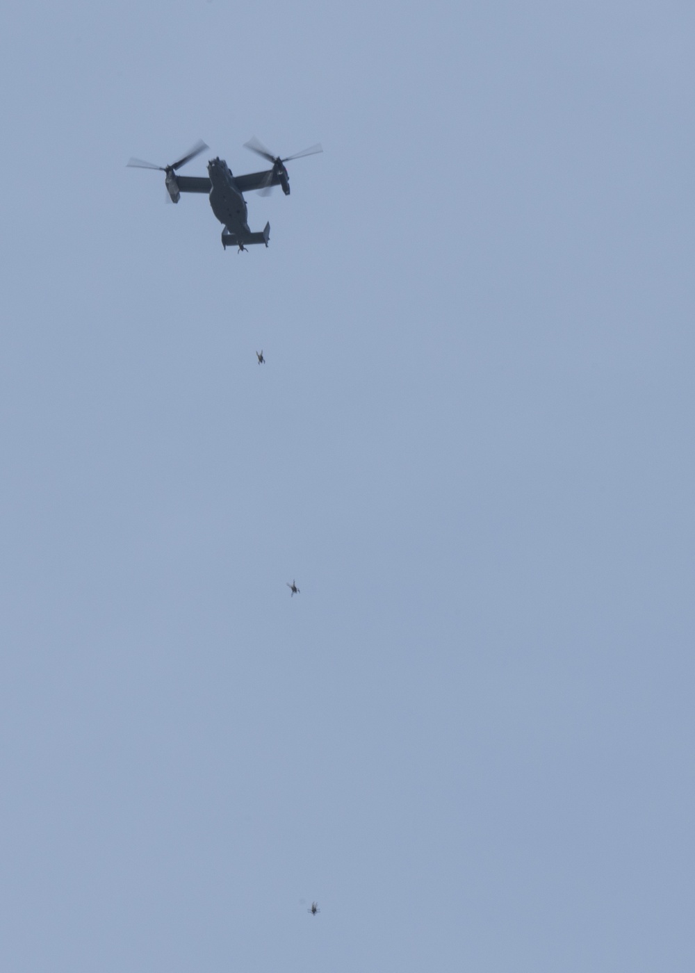 352 SOW Airmen practice free fall over Mildenhall