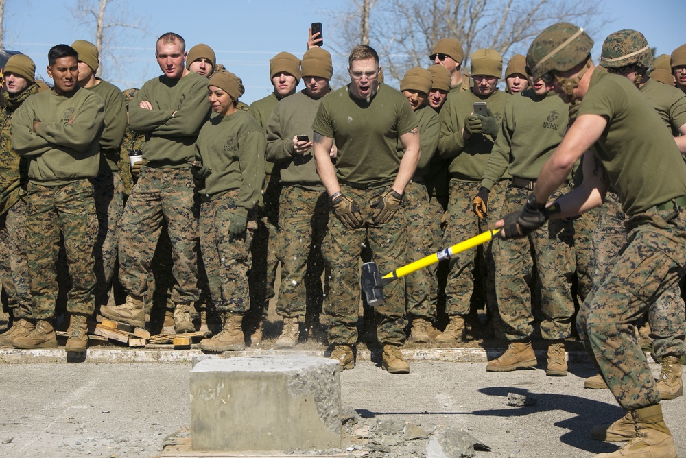 Marine compete in annual Engineer Games