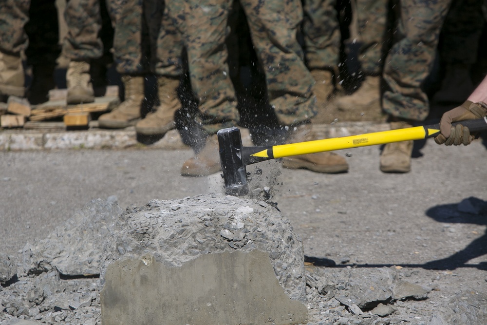 Marine compete in annual Engineer Games