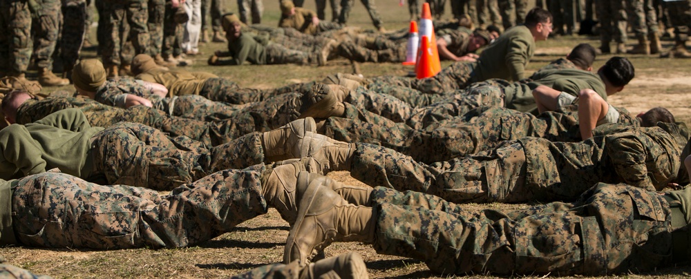 Marine compete in annual Engineer Games