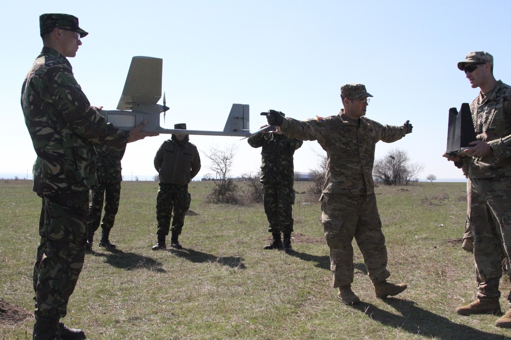 Raven UAV takes flight over Romania