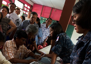 Cope Tiger participants give back to local school, community