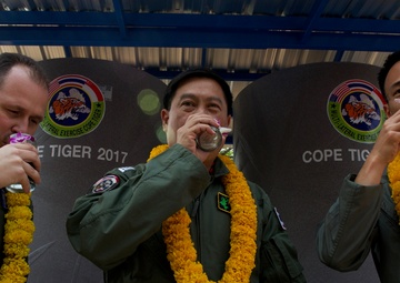 Cope Tiger participants give back to local school, community