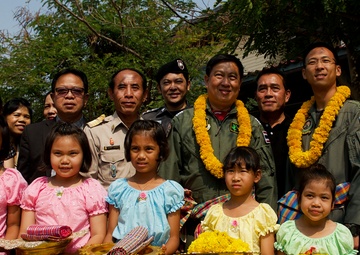 Cope Tiger participants give back to local school, community