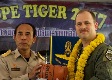 Cope Tiger participants give back to local school, community