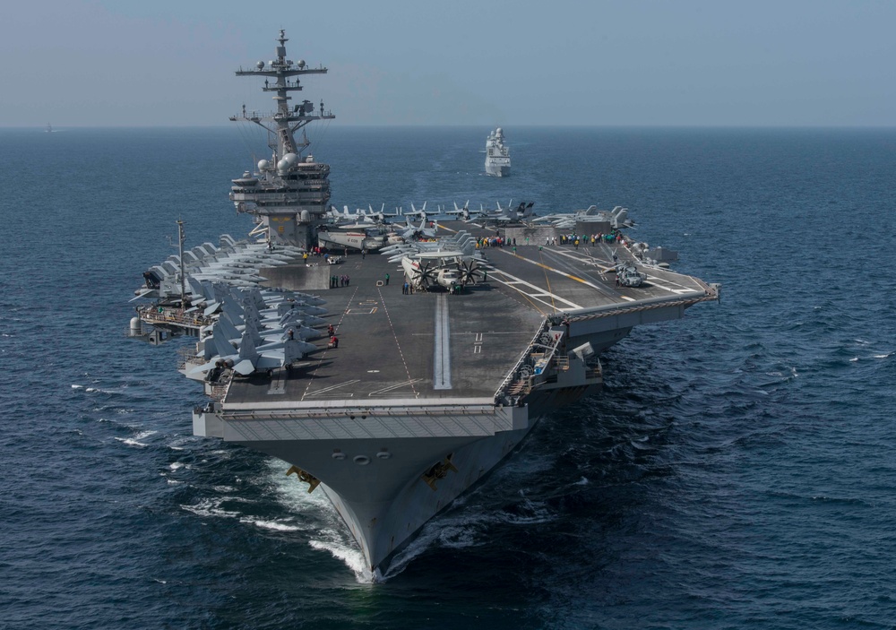 The George H.W. Bush Carrier Strike Group is conducting naval operations in the U.S. 6th Fleet area of operations in support of U.S. national security interests.