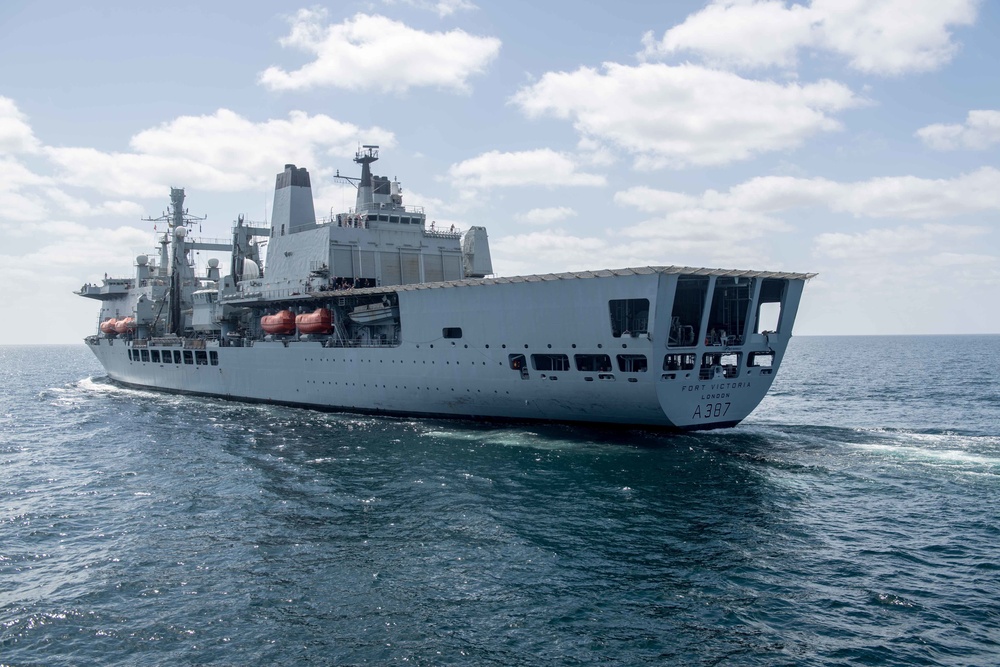 Laboon is deployed with the George H.W. Bush Carrier Strike Group in support of maritime security operations and theater security cooperation efforts in the U.S. 5th and 6th Fleet areas of responsibility