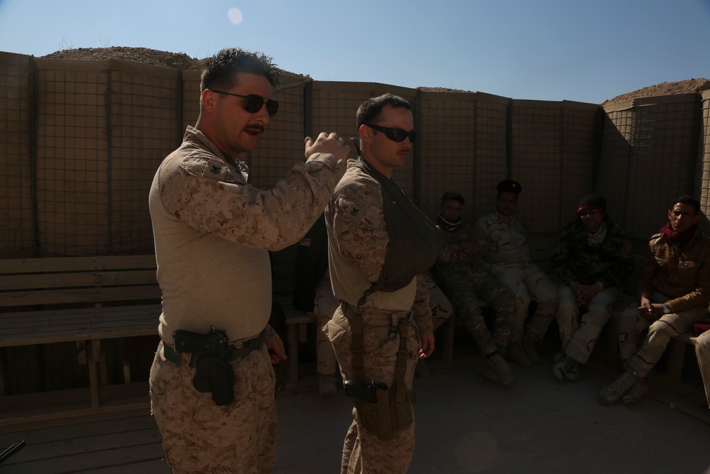 Corpsman up! Task Force Al-Taqaddum medical advisors train Iraqi forces