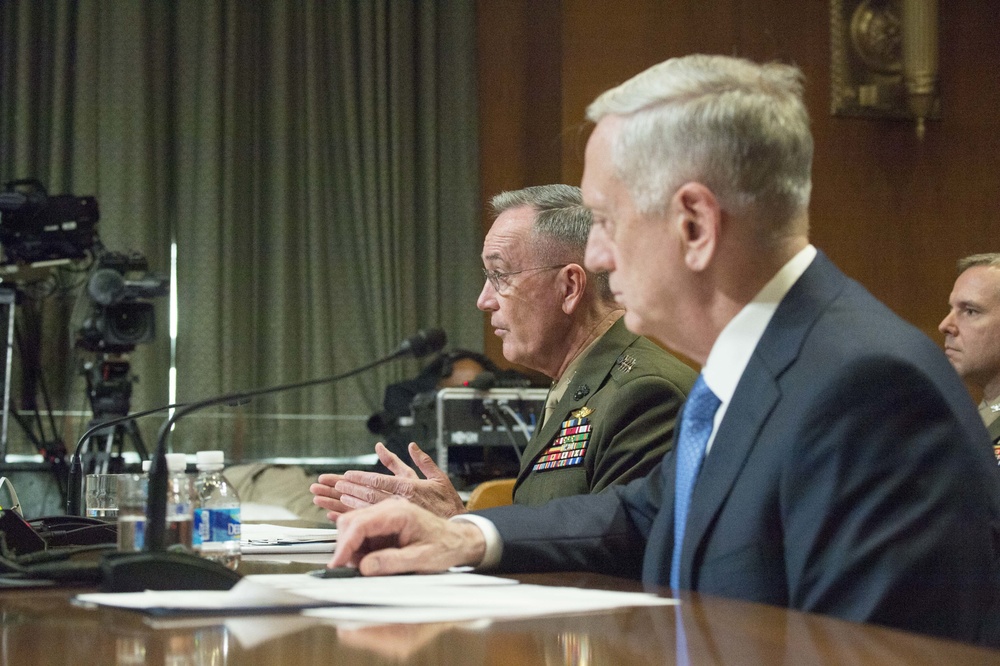 SECDEF and CJCS testify at SAC-D Hearing