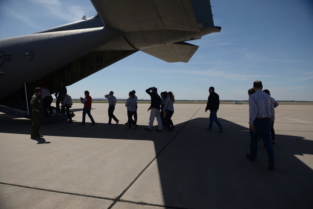 Leaders of Abilene tour Dyess Air Force Base