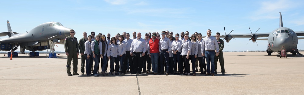 Leaders of Abilene tour Dyess Air Force Base