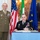 U.S. Army Chief of Staff Gen. Mark A. Milley meets with Italian Chief of the Army Lt. Gen. Danilo Errico and Italian Army soldiers in Rome, Italy, Oct. 28, 2016.