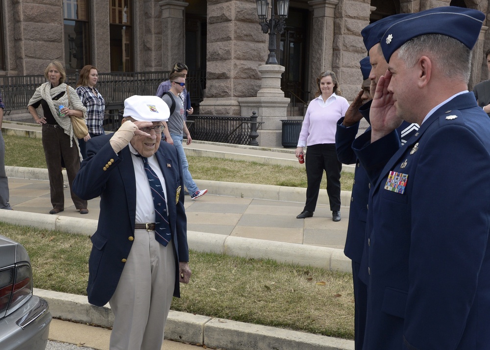 Texas Airmen help Texas Senate honor Doolittle Raiders