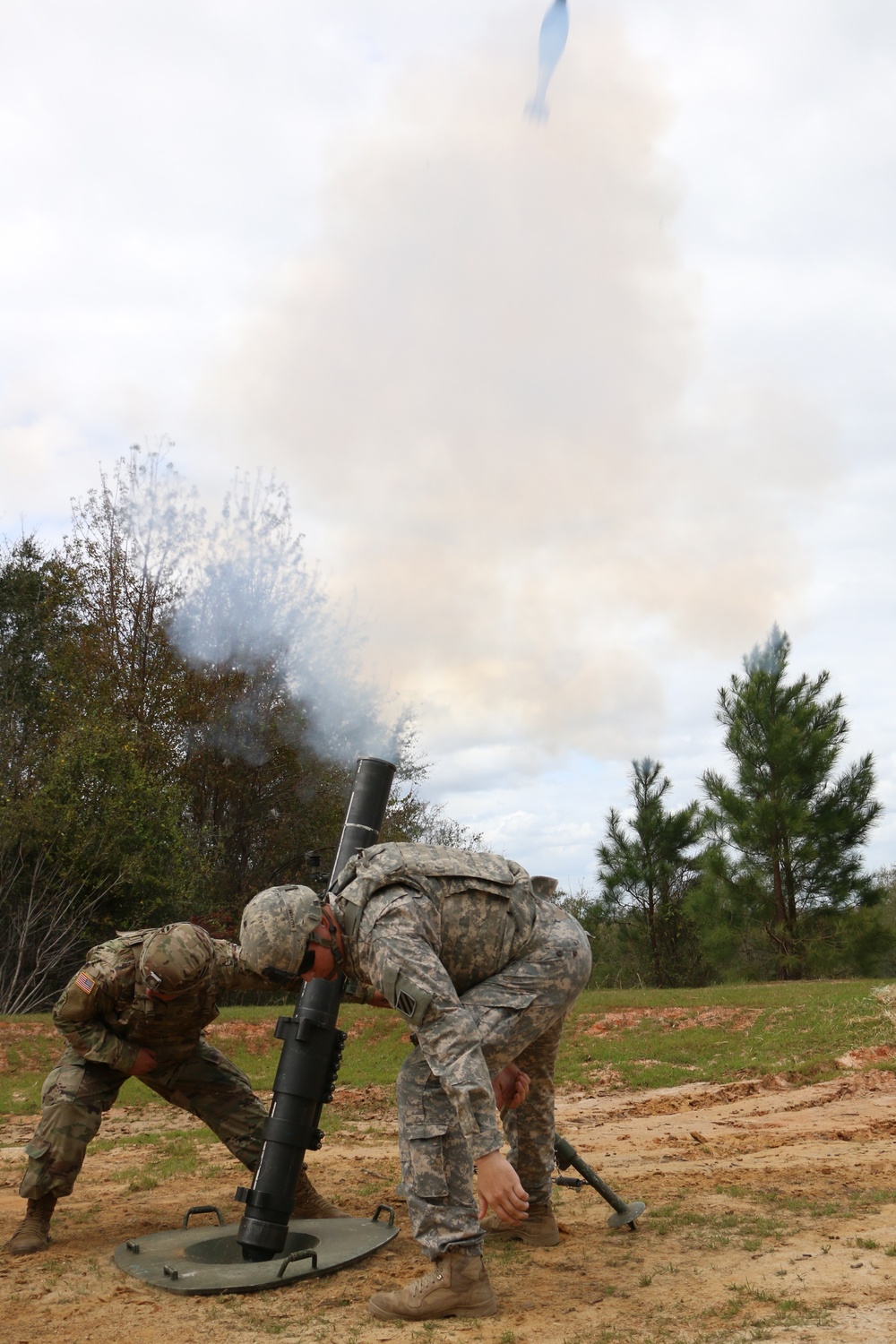 Mustangs mortar fire