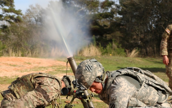 Mustangs mortar fire
