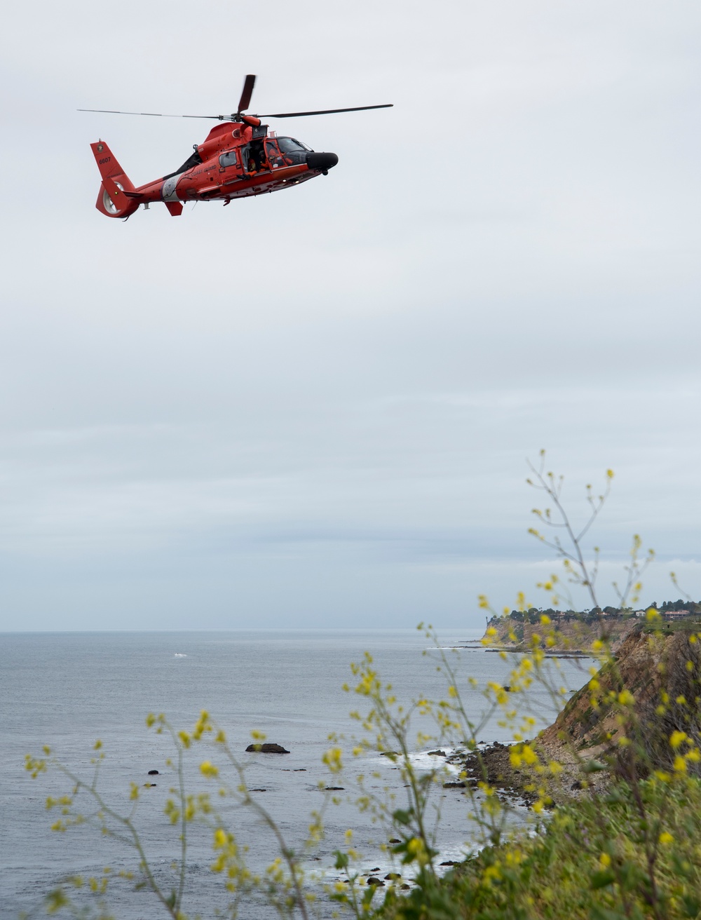 Coast Guard MH-65 Dolphin helicopter