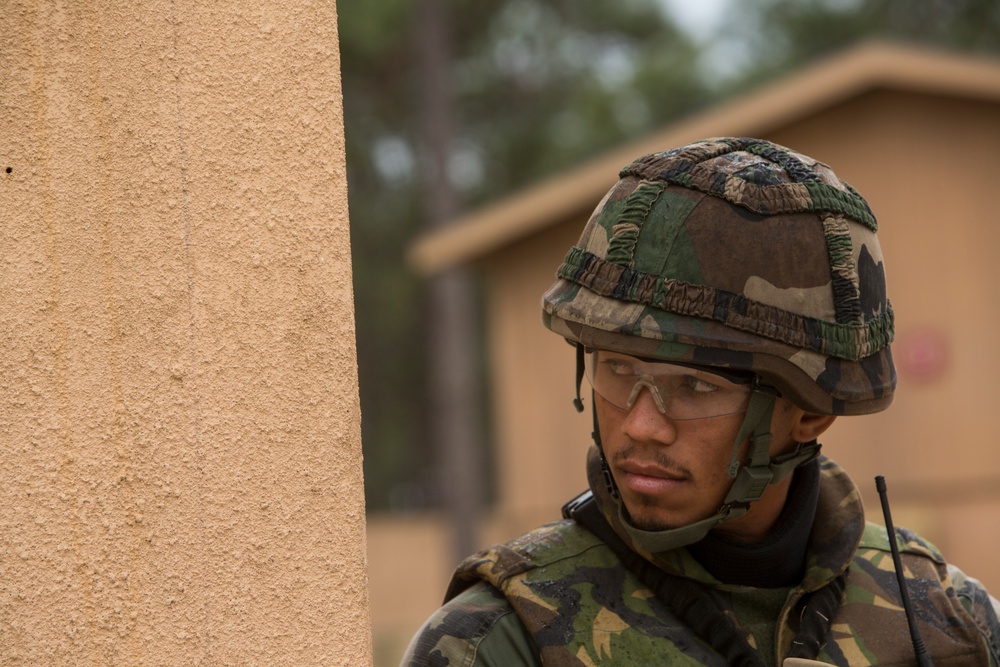 Dutch Caribbean Marines field exercise at Combat Town