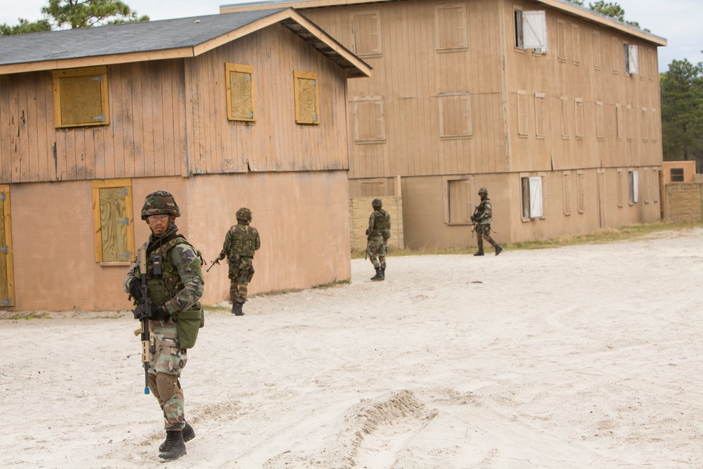 Dutch Caribbean Marines field exercise at Combat Town