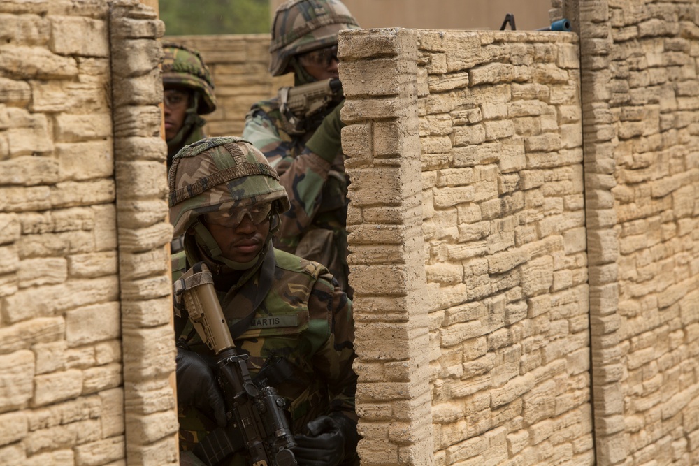 Dutch Caribbean Marines field exercise at Combat Town
