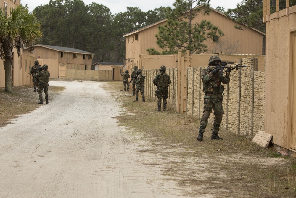 Dutch Caribbean Marines field exercise at Combat Town