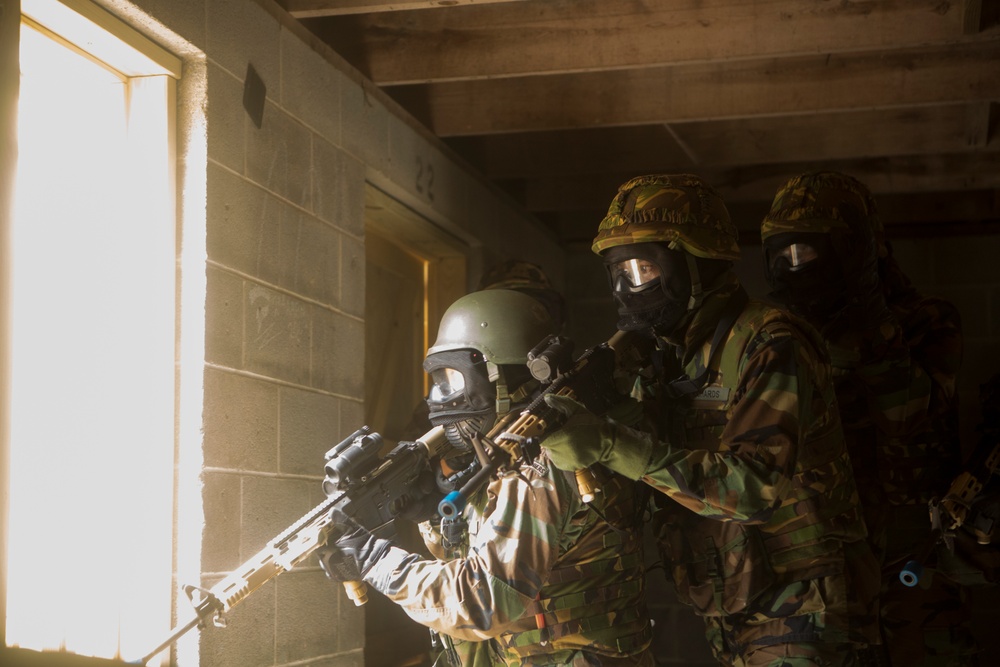 Dutch Caribbean Marines field exercise at Combat Town