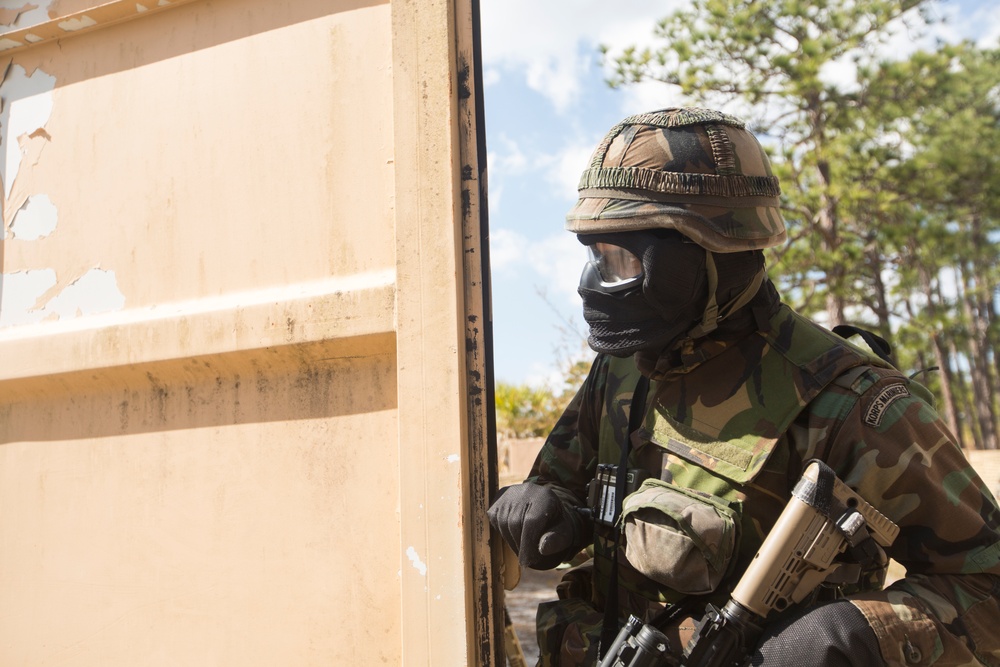 Dutch Caribbean Marines field exercise at Combat Town