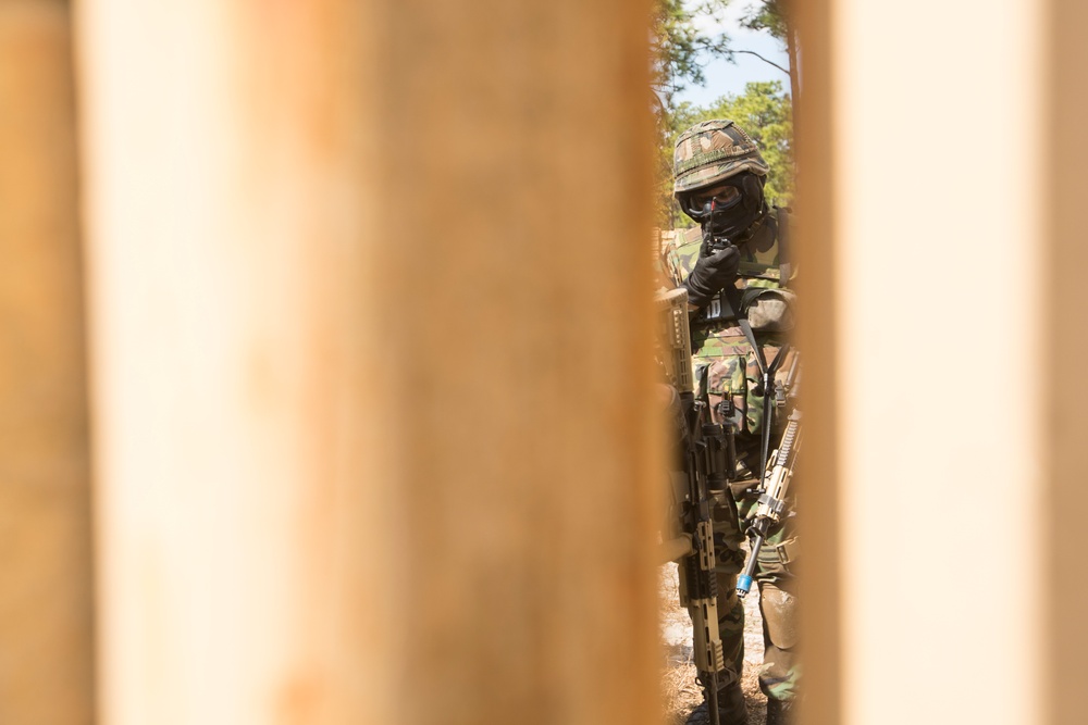 Dutch Caribbean Marines field exercise at Combat Town