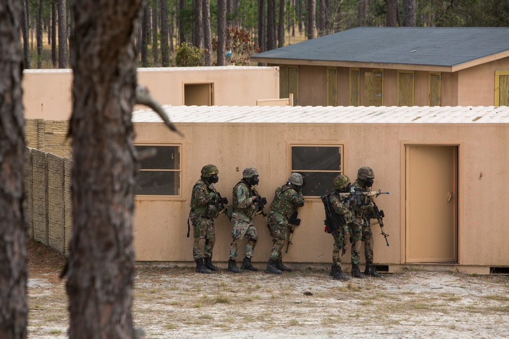 Dutch Caribbean Marines field exercise at Combat Town