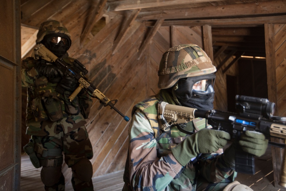 Dutch Caribbean Marines field exercise at Combat Town