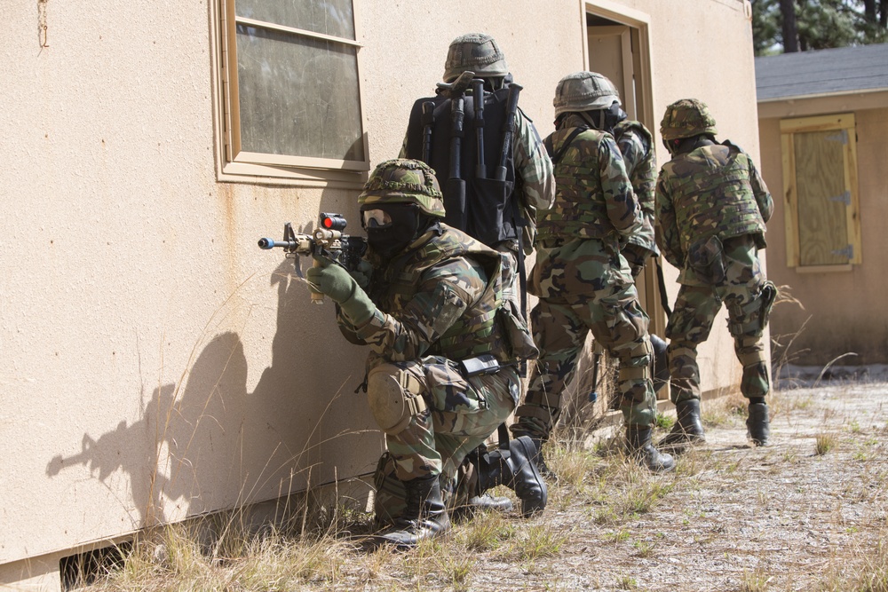 Dutch Caribbean Marines field exercise at Combat Town